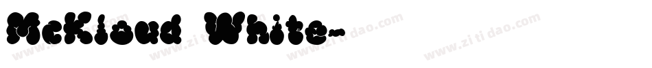 McKloud White字体转换